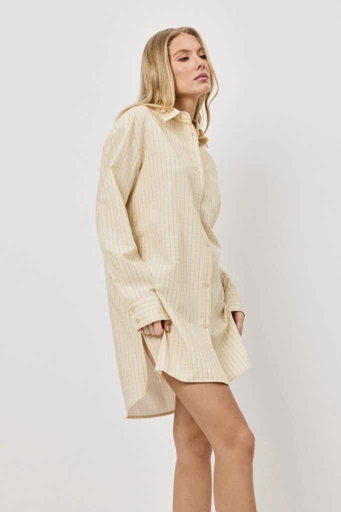 sku: HALO | Brand: Aruelle  | Size: XSmall Small Medium Large XLarge XXLarge  | Colors: Светло-Желтый  | Бренды Aruelle | Домашняя одежда Сорочки | Title: Сорочка HALO