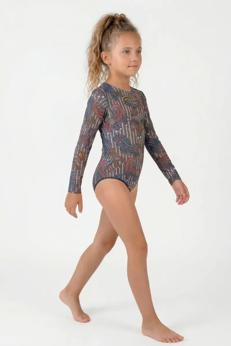 sku: 26002362 | Brand: RoDaSoleil | Size: 104 110 116 122 128 134 140 146 152 | Colors: Цветной | Бренды RoDaSoleil | Детские купальники | Title: Слитный купальник ГОД ЛОШАДИ