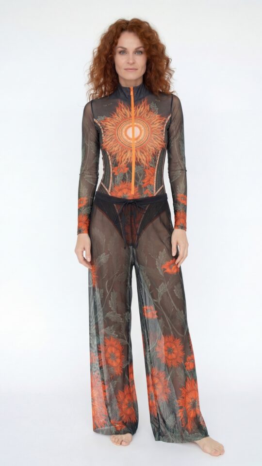 sku: 26002060 | Brand: RoDaSoleil  | Size: Onesize  | Colors: Цветной  | Бренды RoDaSoleil | Пляжная одежда | Title: Брюки АРКАН СОЛНЦЕ Оранжевый