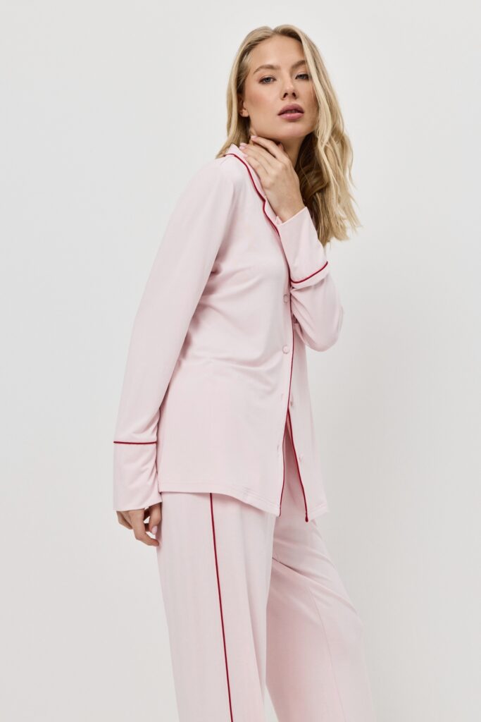sku: AMORIA | Brand: Aruelle  | Size: XSmall Small Medium Large XLarge XXLarge  | Colors: Светло-Розовый  | Бренды Aruelle | Домашняя одежда Пижамы | Title: Пижама с брюками AMORIA