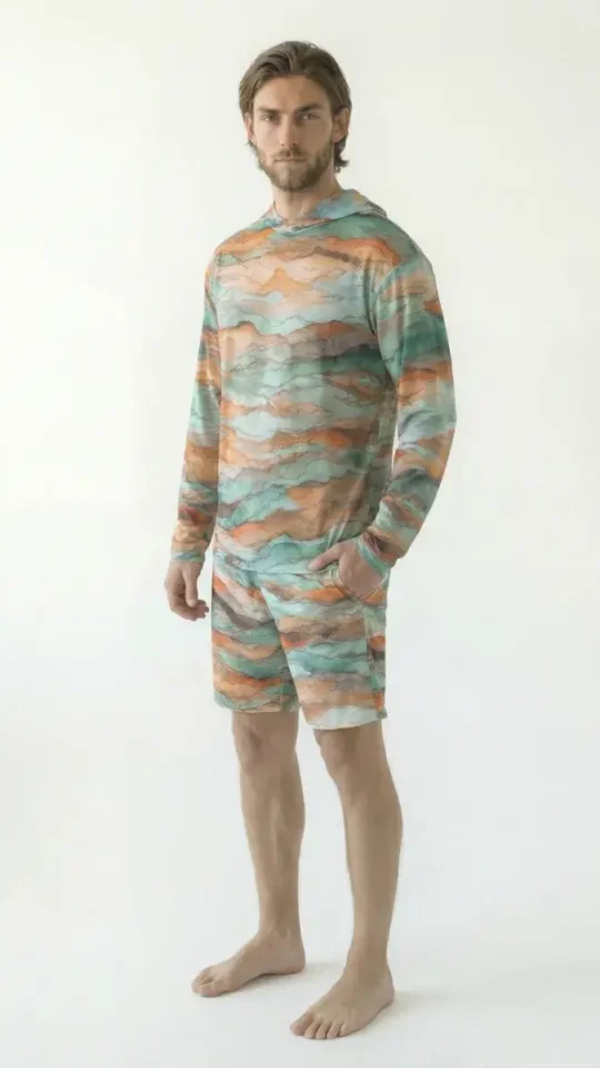 sku: 26003245 | Brand: RoDaSoleil  | Size: Small Medium Large XLarge XXLarge  | Colors: Цветной  | Бренды RoDaSoleil | Мужская коллекция Пляжная одежда | Title: Футболка ТАГАЗУТ с капюшоном