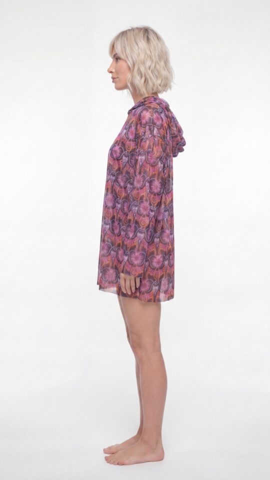 sku: 26004523 | Brand: RoDaSoleil  | Size: L/XL S/M  | Colors: Цветной  | Бренды RoDaSoleil | Пляжная одежда | Title: Футболка СРЕДНЕВЕКОВЬЕ Серый с капюшоном