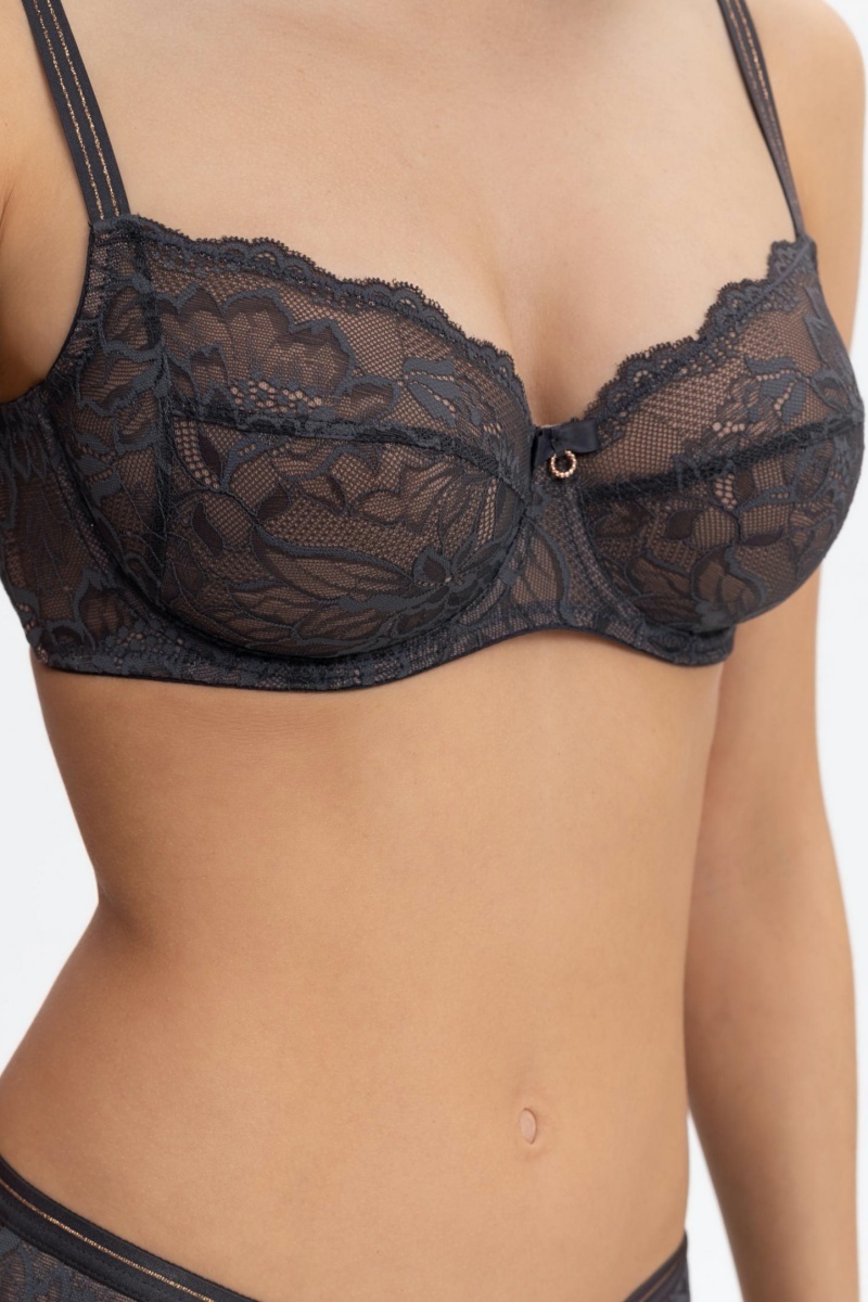 sku: W25-0651-01-FCS-LY | Brand: Marc Andre  | Size: 70 D 70 E 70 F 75 C 75 D 75 E 75 F 80 C 80 D 80 E 80 F 80 G 85 C 85 D 85 E 85 F 85 G 90 C 90 D 90 E 90 F 95 C 95 D 95 E 95 F  | Colors: Серый  | Бренды Marc&Andre | Бюстгальтер Нижнее белье Мягкая чашка | Title: Бюстгальтер DREAMER