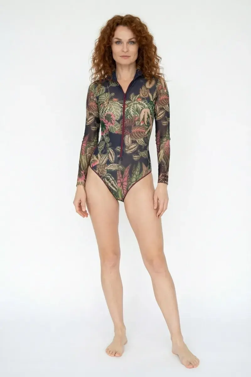 sku: 24003676 | Brand: RoDaSoleil  | Size: XSmall Small Medium Large XLarge  | Colors: Цветной  | Бренды RoDaSoleil | Купальники Слитные | Title: Слитный купальник БОТАНИКА