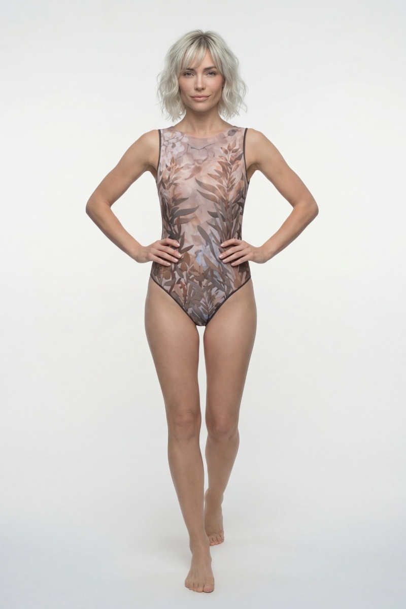 sku: 26001138 | Brand: RoDaSoleil  | Size: XSmall Small Medium Large XLarge  | Colors: Цветной  | Бренды RoDaSoleil | Купальники Слитные | Title: Слитный купальник ОЛИВКИ