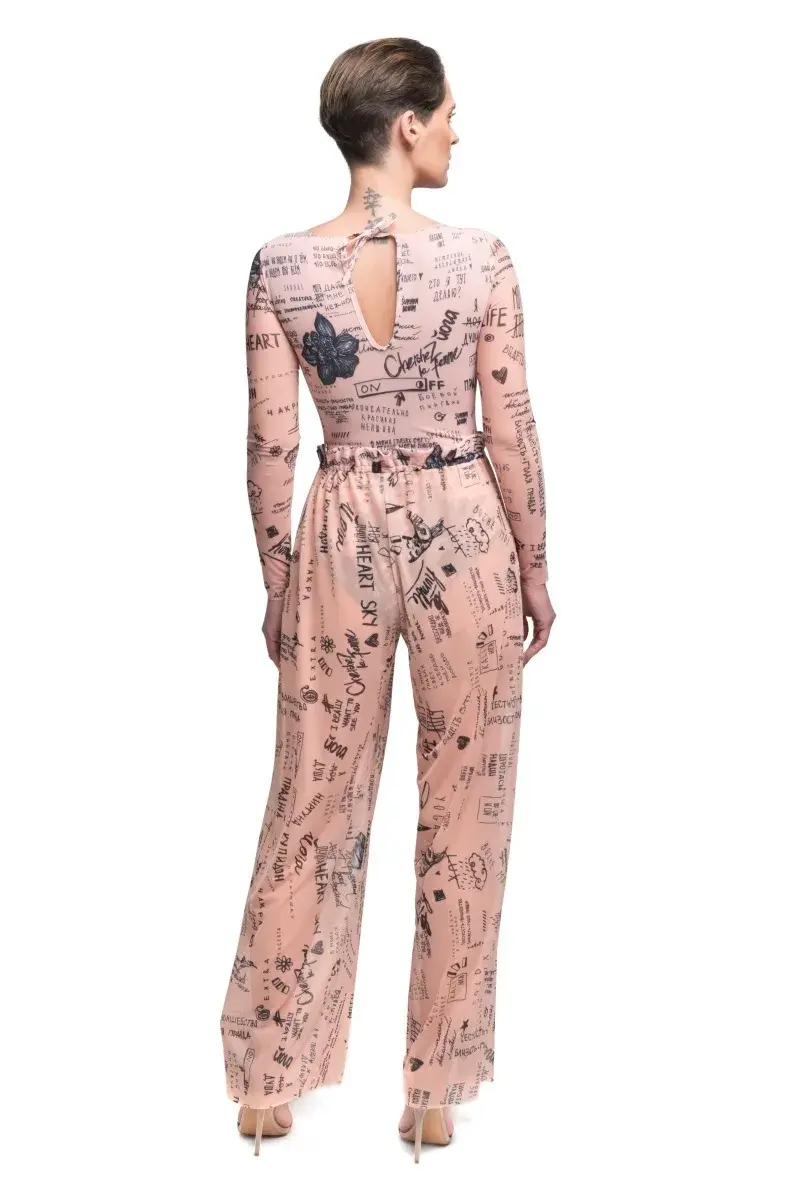 sku: 22002033 | Brand: RoDaSoleil | Size: Onesize | Colors: Нюд | Бренды RoDaSoleil | Пляжная одежда | Title: Брюки ТАТУ