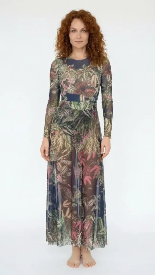 sku: 23000376 | Brand: RoDaSoleil  | Size: L/XL S/M Onesize  | Colors: Цветной  | Бренды RoDaSoleil | Пляжная одежда | Title: Юбка БОТАНИКА