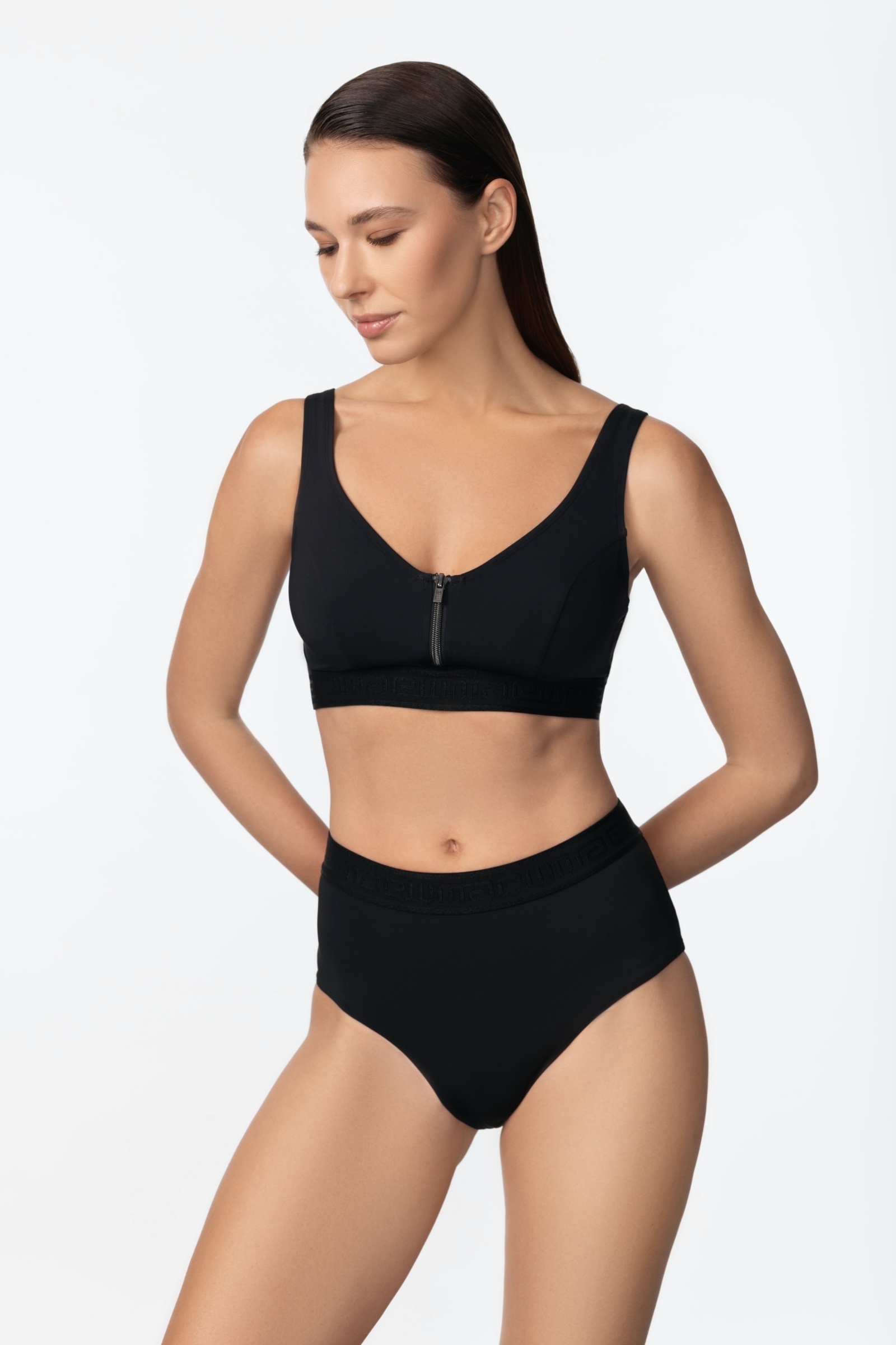 sku: SP2604-Z-HWB | Brand: Marc Andre | Size: 36 38 40 42 | Colors: Черный | Бренды Marc&Andre | Купальники Раздельные | Title: Трусы UPDATE ZIPPER