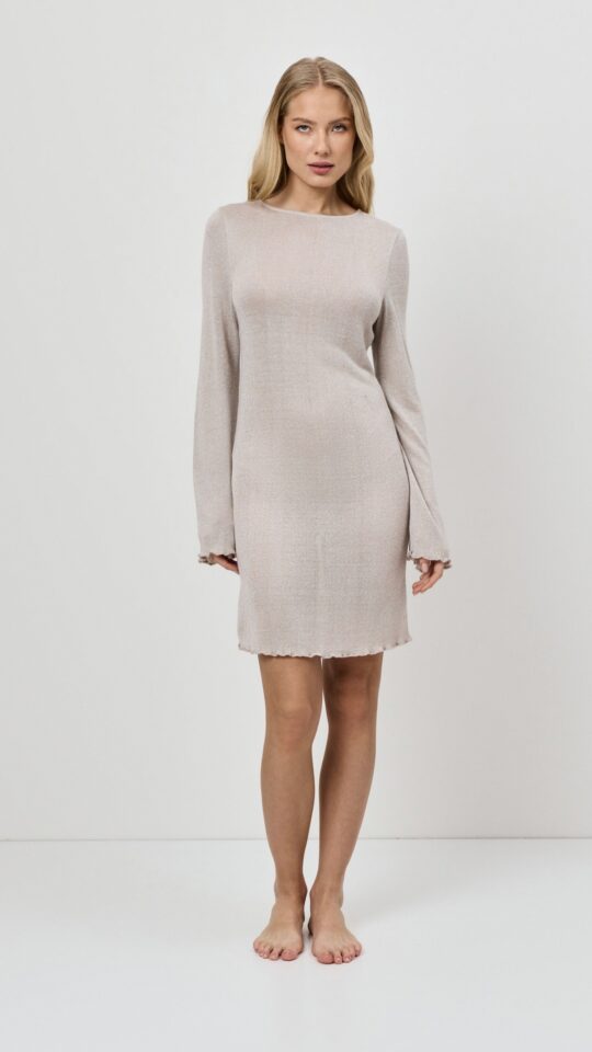 sku: GIADA | Brand: Aruelle  | Size: Small Medium Large  | Colors: Светло-бежевый  | Бренды Aruelle | Домашняя одежда Платья | Пляжная одежда | Title: Платье GIADA