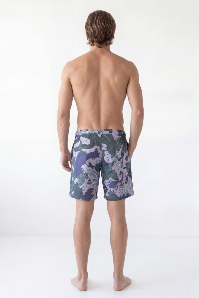 sku: 26981754 | Brand: RoDaSoleil  | Size: Small Medium Large XLarge XXLarge  | Colors: Цветной  | Бренды RoDaSoleil | Мужская коллекция Пляжная одежда | Title: Бермуды ЛУННАЯ ПЫЛЬ