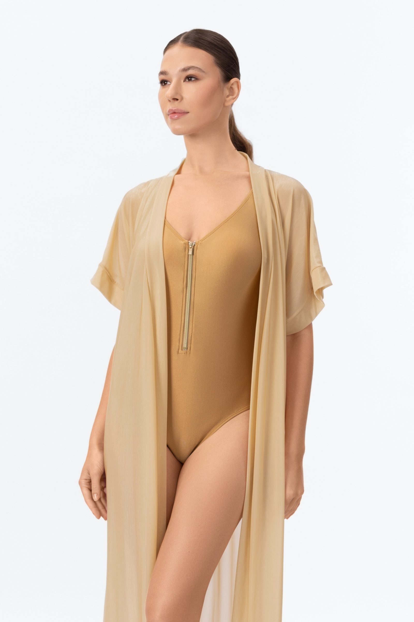 sku: CU26-08 | Brand: Marc Andre | Size: Small Medium Large XLarge | Colors: Бежевый | Бренды Marc&Andre | Пляжная одежда | Title: Пляжная туника TUNIC-ROBE