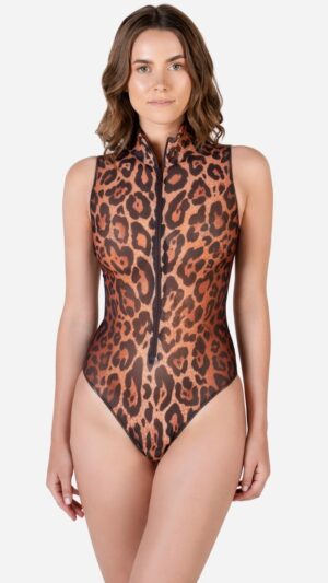 sku: 26003725 | Brand: RoDaSoleil  | Size: XSmall Small Medium Large XLarge  | Colors: Леопард  | Бренды RoDaSoleil | Купальники Слитные | Title: Слитный купальник ЛЕОПАРД 25