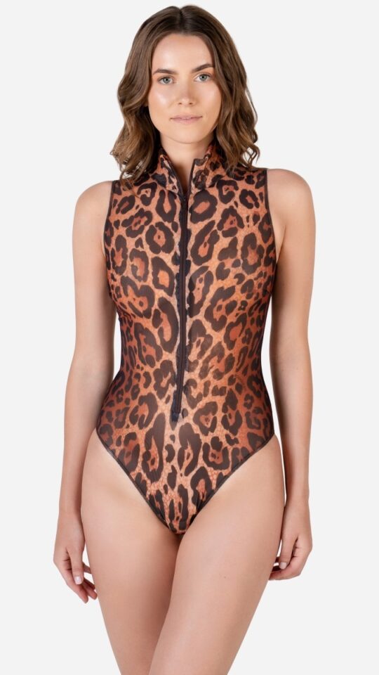 sku: 26003725 | Brand: RoDaSoleil  | Size: XSmall Small Medium Large XLarge  | Colors: Леопард  | Бренды RoDaSoleil | Купальники Слитные | Title: Слитный купальник ЛЕОПАРД 25