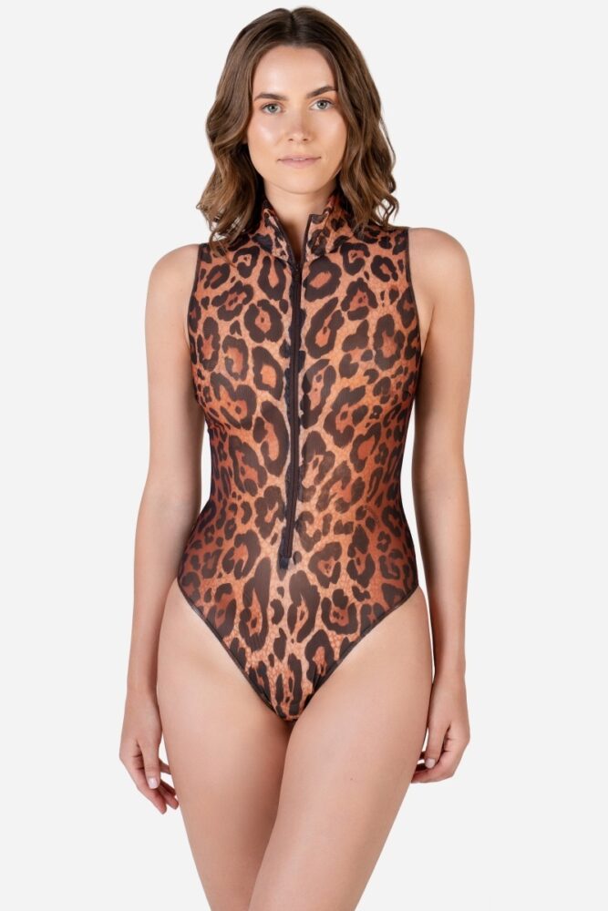 sku: 26003725 | Brand: RoDaSoleil  | Size: XSmall Small Medium Large XLarge  | Colors: Леопард  | Бренды RoDaSoleil | Купальники Слитные | Title: Слитный купальник ЛЕОПАРД 25