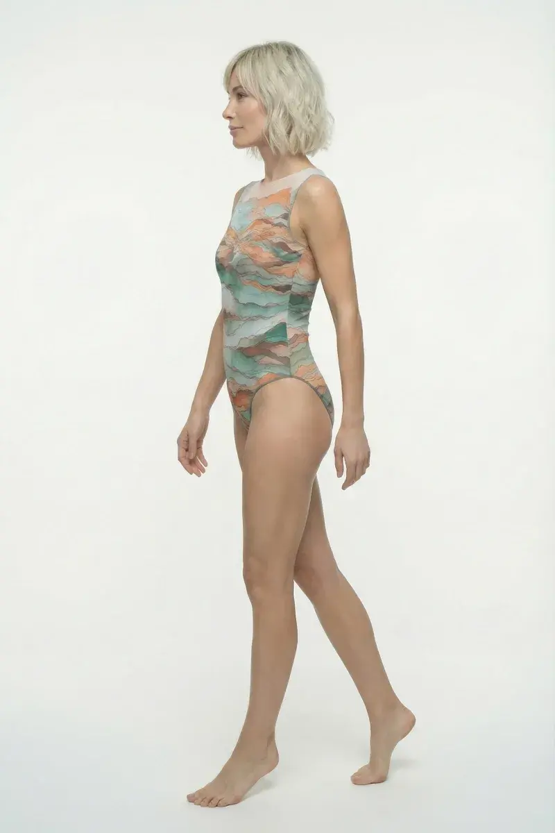 sku: 26001145 | Brand: RoDaSoleil  | Size: XSmall Small Medium Large XLarge  | Colors: Цветной  | Бренды RoDaSoleil | Купальники Слитные | Title: Слитный купальник ТАГАЗУТ