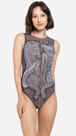 sku: 26001162 | Brand: RoDaSoleil  | Size: XSmall Small Medium Large XLarge  | Colors: Цветной  | Бренды RoDaSoleil | Купальники Слитные | Title: Слитный купальник ГОД ЛОШАДИ