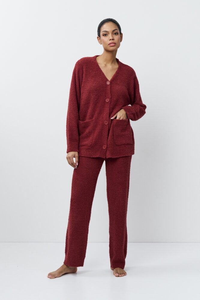 sku: MERRY SET SOFT | Brand: Aruelle | Size: XSmall Small Medium Large XLarge | Colors: Бургундское вино | Бренды Aruelle | Домашняя одежда Костюмы | Title: Комплект с брюками MERRY SET SOFT