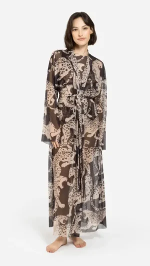 sku: 25002726 | Brand: RoDaSoleil  | Size: Onesize  | Colors: Цветной  | Бренды RoDaSoleil | Пляжная одежда | Title: Халат ДИКАЯ КОШКА