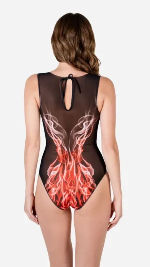 sku: 26001168 | Brand: RoDaSoleil  | Size: XSmall Small Medium Large XLarge  | Colors: Цветной  | Бренды RoDaSoleil | Купальники Слитные | Title: Слитный купальник ОГОНЬ RED