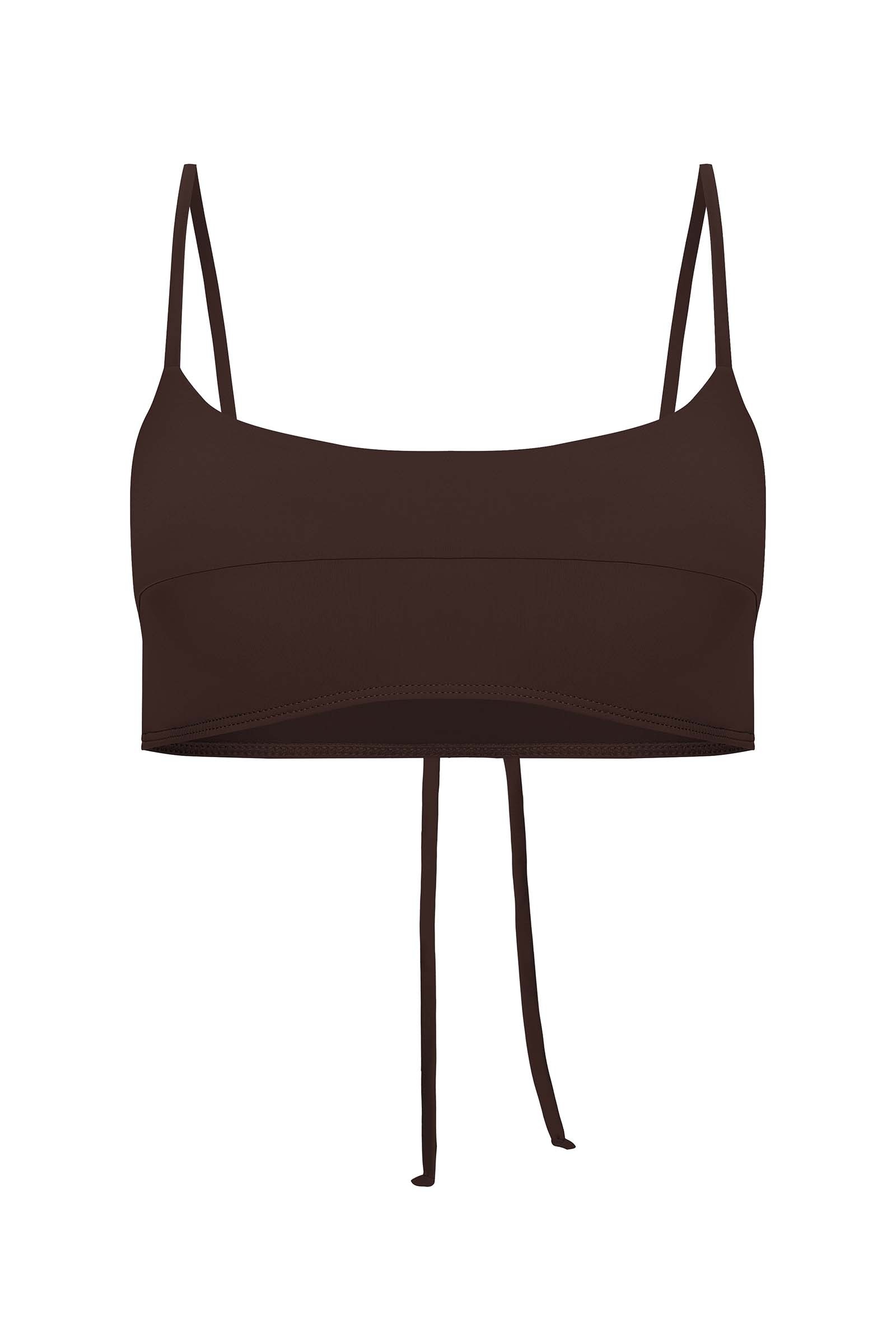 sku: MN-008 | Brand: MY NYMPH  | Size: XSmall Small Medium Large  | Colors: Арабика  | Бренды MY NYMPH | Купальники Раздельные | Title: Топ ЛИНА