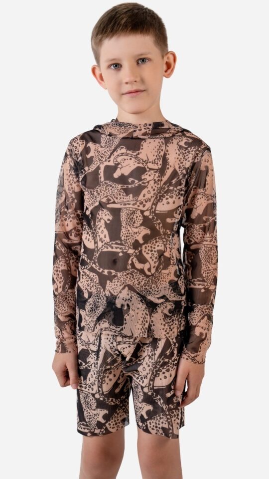 sku: 26002226 | Brand: RoDaSoleil  | Size: 104 110 116 122 128 134 140 146 152 158  | Colors: Цветной  | Бренды RoDaSoleil | Детские купальники | Title: Шорты детские ДИКАЯ КОШКА