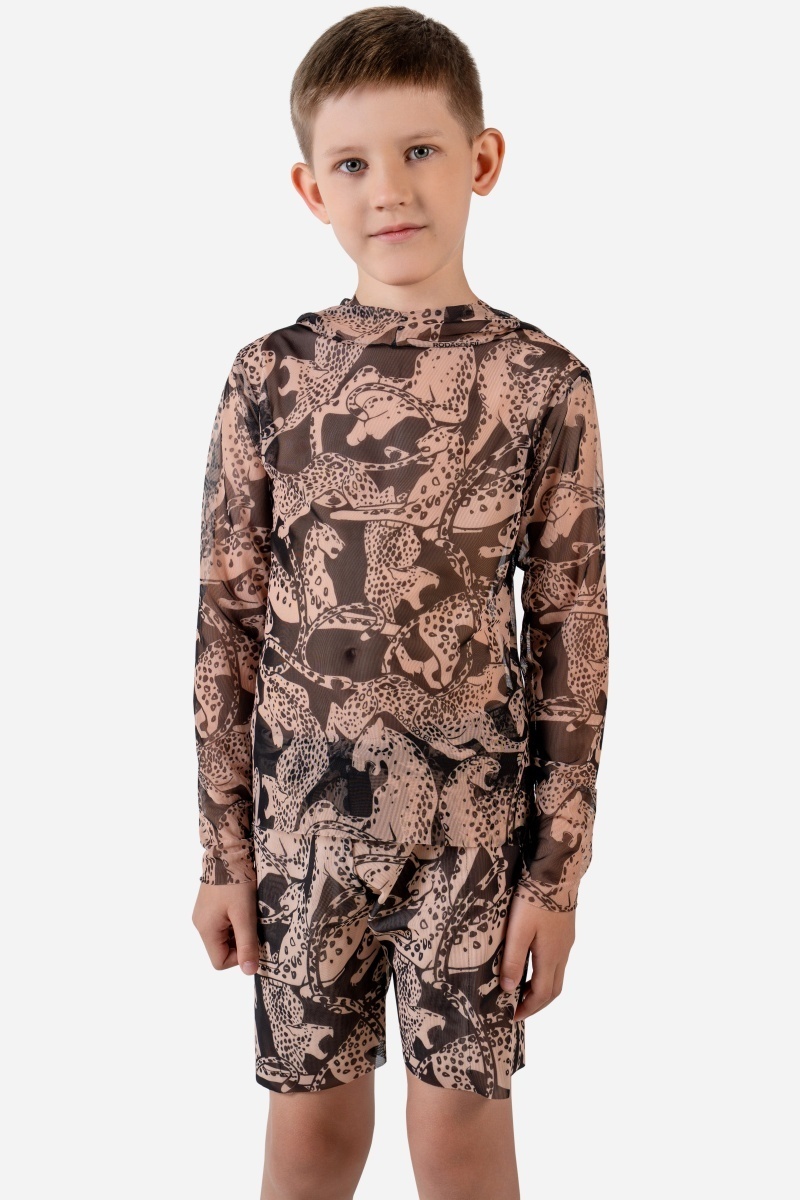 sku: 26002226 | Brand: RoDaSoleil | Size: 104 110 116 122 128 134 140 146 152 158 | Colors: Цветной | Бренды RoDaSoleil | Детские купальники | Title: Шорты детские ДИКАЯ КОШКА