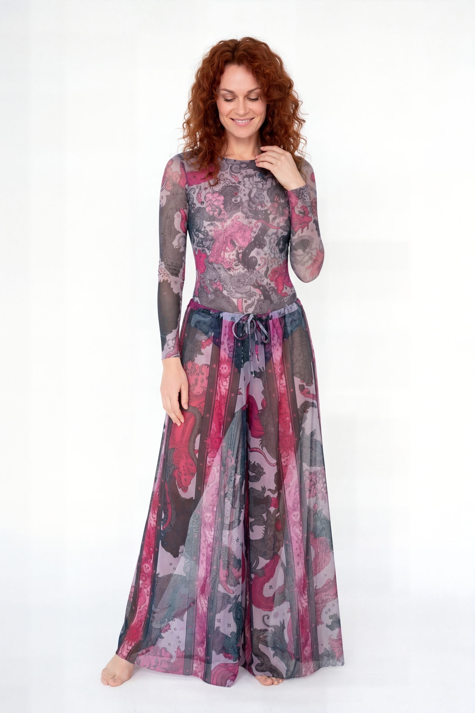 sku: 26002054 | Brand: RoDaSoleil | Size: Onesize | Colors: Цветной | Бренды RoDaSoleil | Пляжная одежда | Title: Брюки ЛУННАЯ ПЫЛЬ