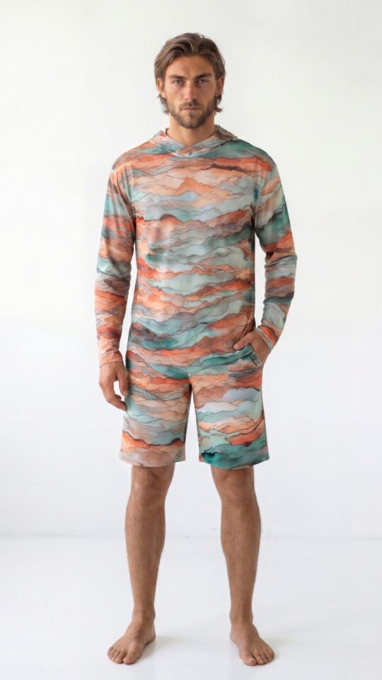 sku: 26003245 | Brand: RoDaSoleil  | Size: Small Medium Large XLarge XXLarge  | Colors: Цветной  | Бренды RoDaSoleil | Мужская коллекция Пляжная одежда | Title: Футболка ТАГАЗУТ с капюшоном