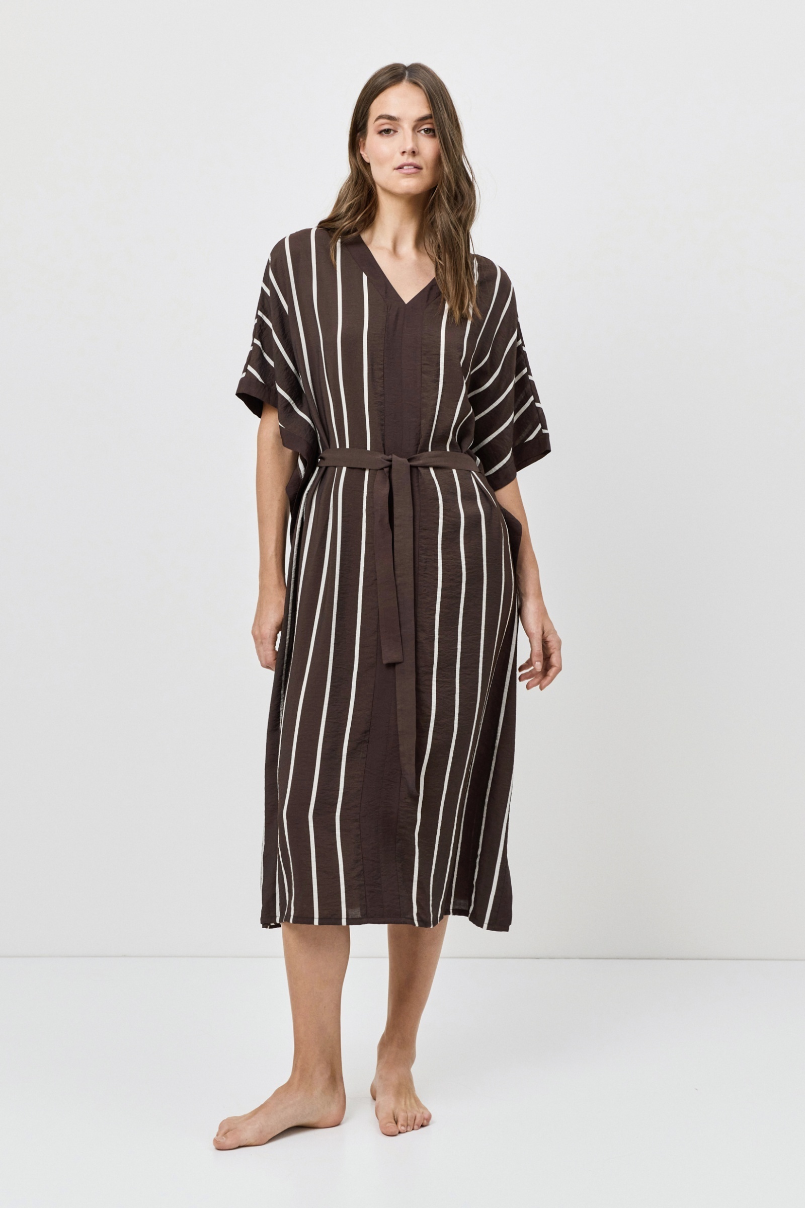 sku: CEDAR | Brand: Aruelle  | Size: XSmall Small Medium Large XLarge XXLarge  | Colors: Шоколадный/Молочный  | Бренды Aruelle | Домашняя одежда Платья | Пляжная одежда | Title: Платье CEDAR