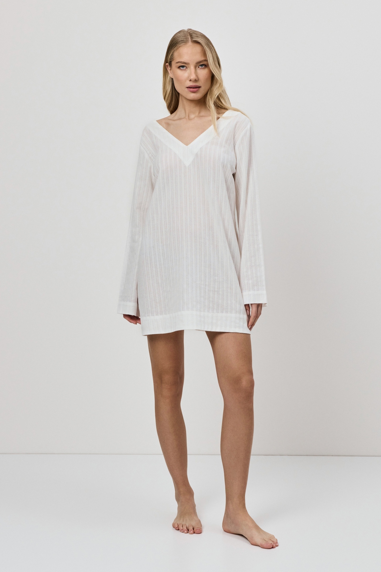 sku: ELARA | Brand: Aruelle  | Size: XSmall Small Medium Large XLarge  | Colors: Слоновая кость  | Бренды Aruelle | Домашняя одежда Платья | Пляжная одежда | Title: Платье ELARA