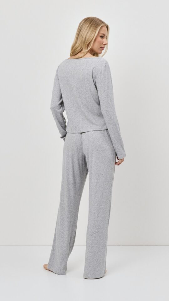 sku: NEVE | Brand: Aruelle  | Size: XSmall Small Medium Large XLarge XXLarge  | Colors: Светло-серый  | Бренды Aruelle | Домашняя одежда Костюмы | Title: Комплект с брюками NEVE