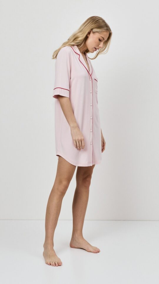 sku: AMORIA | Brand: Aruelle  | Size: XSmall Small Medium Large XLarge XXLarge  | Colors: Светло-Розовый  | Бренды Aruelle | Домашняя одежда Сорочки | Title: Сорочка AMORIA