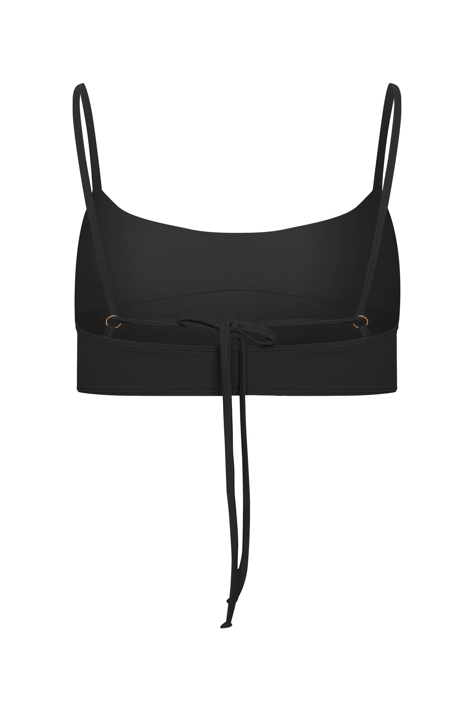 sku: MN-008 | Brand: MY NYMPH  | Size: XSmall Small Medium Large  | Colors: Черный  | Бренды MY NYMPH | Купальники Раздельные | Title: Топ ЛИНА