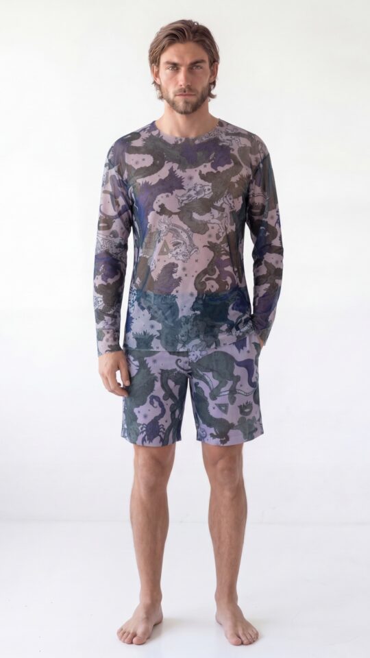 sku: 26003354 | Brand: RoDaSoleil  | Size: Small Medium Large XLarge XXLarge  | Colors: Цветной  | Бренды RoDaSoleil | Пляжная одежда | Мужская коллекция Пляжная одежда | Title: Футболка ЛУННАЯ ПЫЛЬ