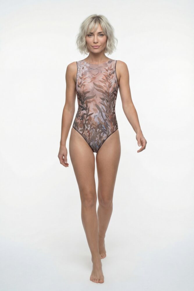 sku: 26001138 | Brand: RoDaSoleil  | Size: XSmall Small Medium Large XLarge  | Colors: Цветной  | Бренды RoDaSoleil | Купальники Слитные | Title: Слитный купальник ОЛИВКИ