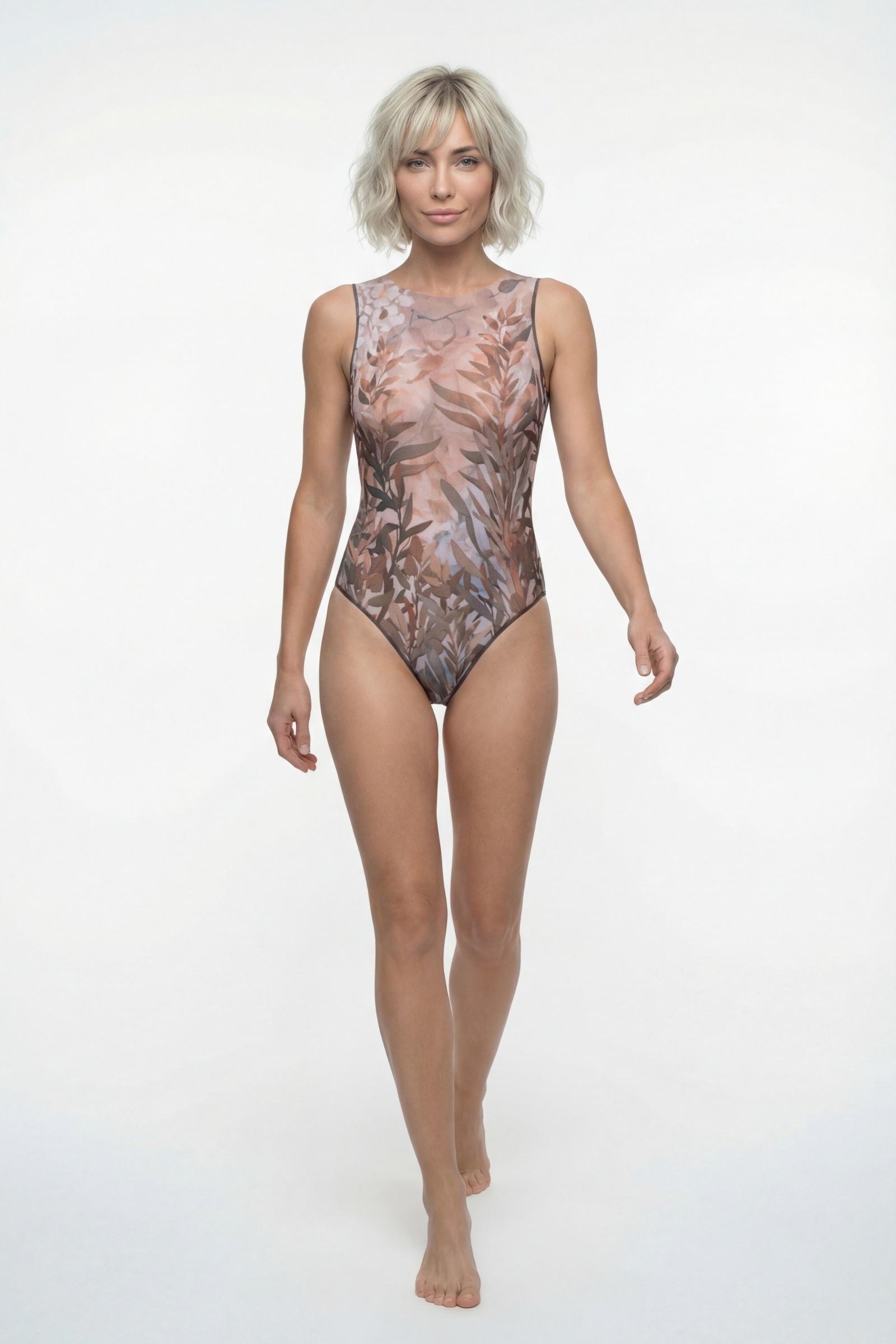 sku: 26001138 | Brand: RoDaSoleil | Size: XSmall Small Medium Large XLarge | Colors: Цветной | Бренды RoDaSoleil | Купальники Слитные | Title: Слитный купальник ОЛИВКИ