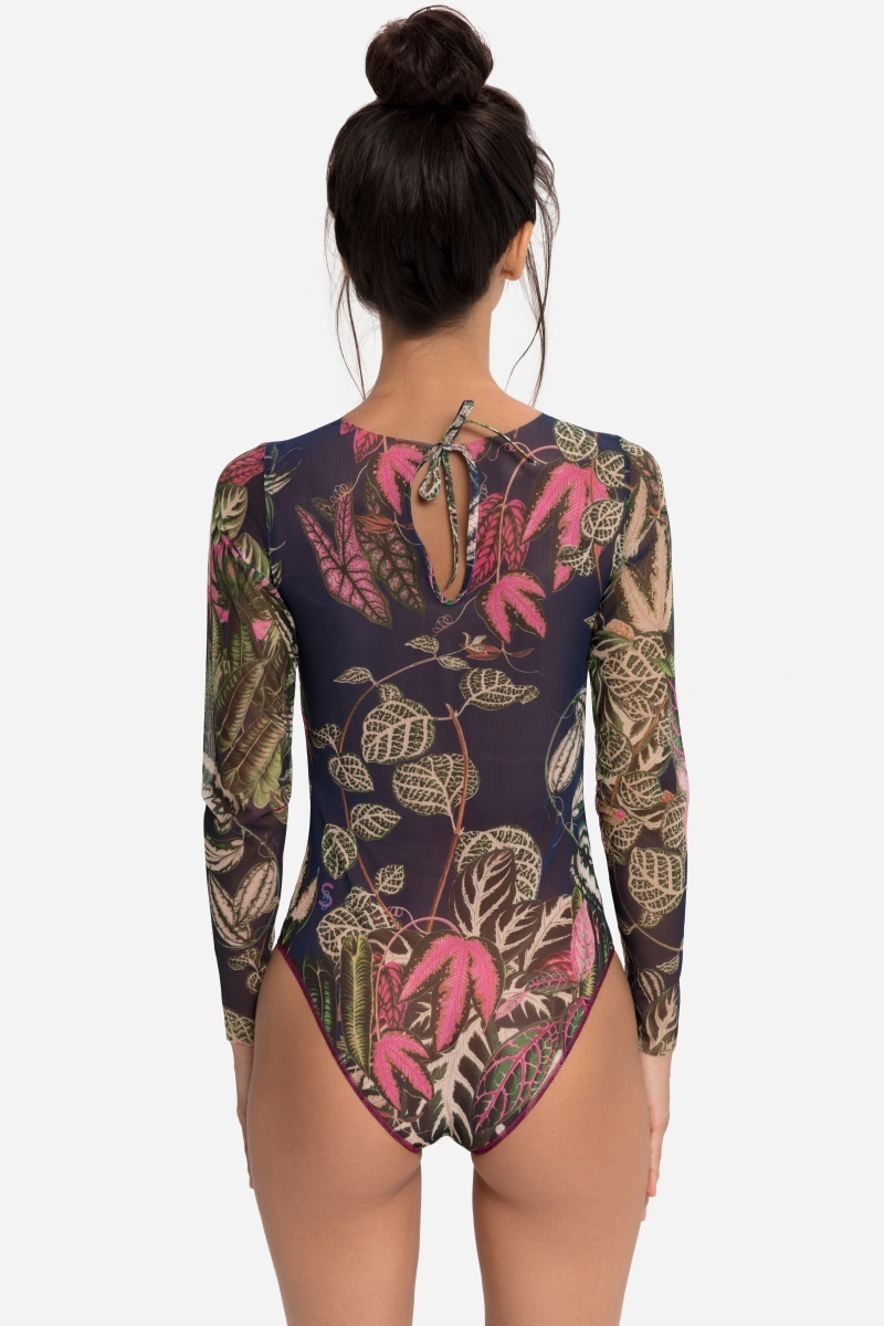 sku: 22001076 | Brand: RoDaSoleil  | Size: XSmall Small Medium Large XLarge  | Colors: Цветной  | Бренды RoDaSoleil | Купальники Слитные | Title: Слитный купальник БОТАНИКА