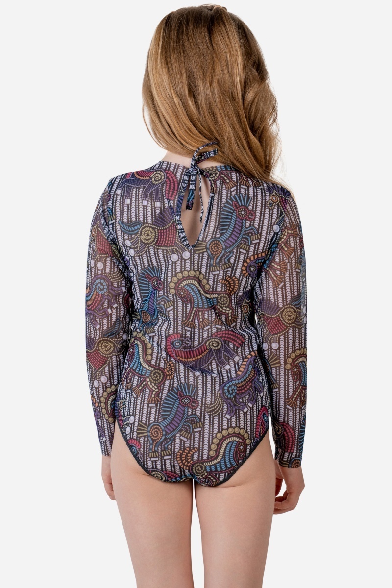 sku: 26002362 | Brand: RoDaSoleil | Size: 104 110 116 122 128 134 140 146 152 | Colors: Цветной | Бренды RoDaSoleil | Детские купальники | Title: Слитный купальник ГОД ЛОШАДИ