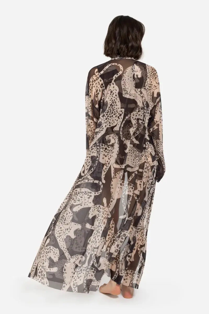 sku: 25002726 | Brand: RoDaSoleil  | Size: Onesize  | Colors: Цветной  | Бренды RoDaSoleil | Пляжная одежда | Title: Халат ДИКАЯ КОШКА