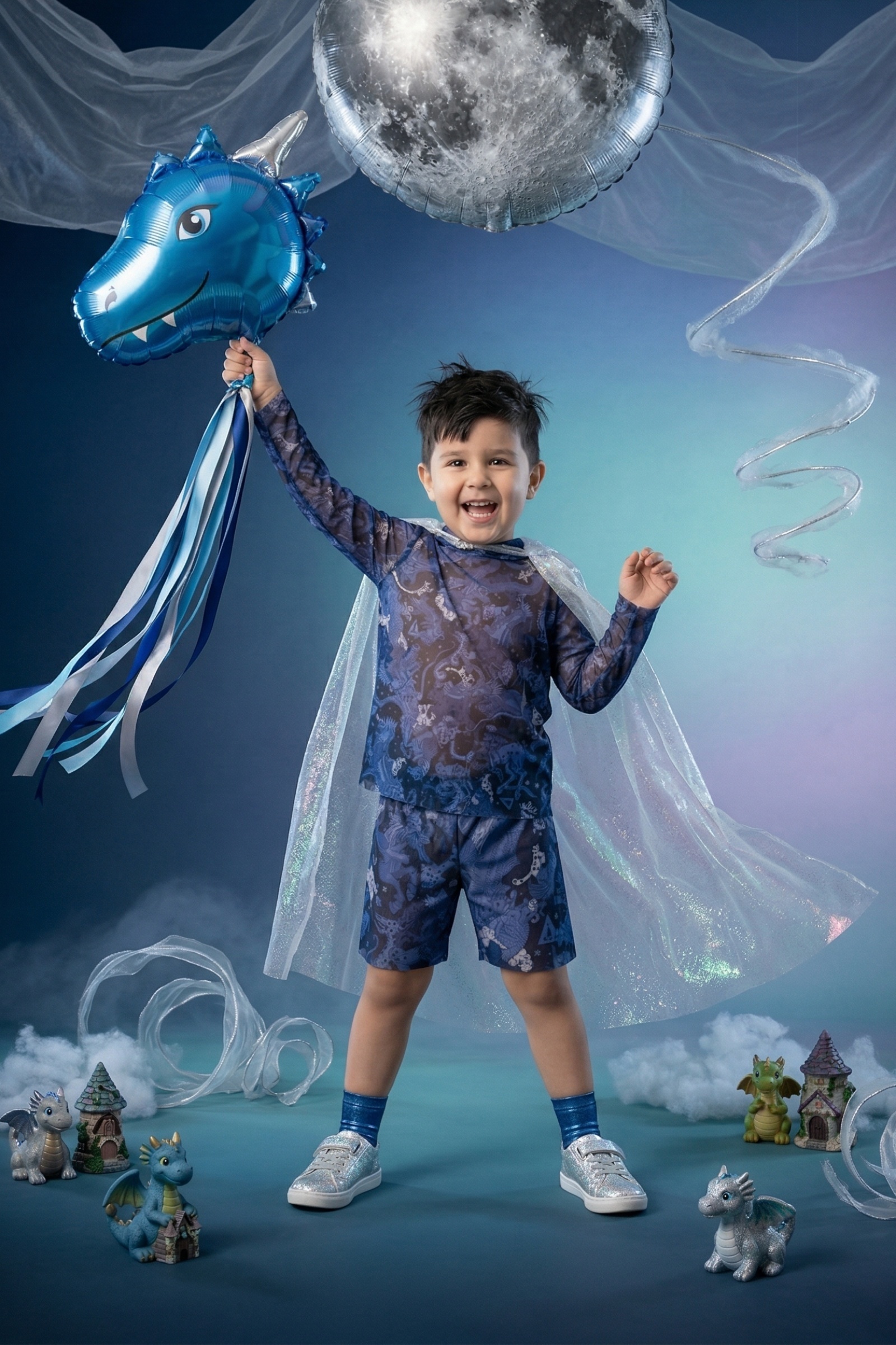 sku: 26002253 | Brand: RoDaSoleil  | Size: 104 110 116 122 128 134 140 146 152 158  | Colors: Цветной  | Бренды RoDaSoleil | Детские купальники | Title: Шорты детские ЧЕРНИЧНЫЕ НОЧИ