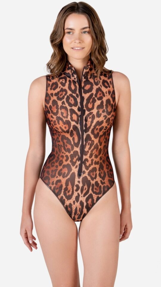 sku: 26003725 | Brand: RoDaSoleil  | Size: XSmall Small Medium Large XLarge  | Colors: Леопард  | Бренды RoDaSoleil | Купальники Слитные | Title: Слитный купальник ЛЕОПАРД 25