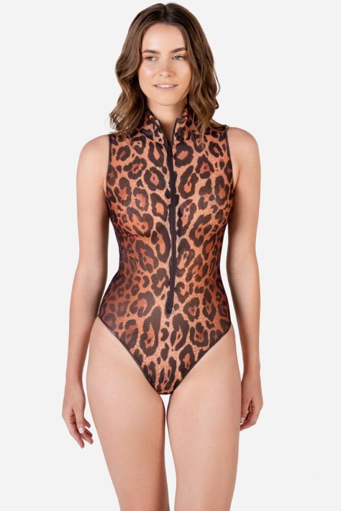 sku: 26003725 | Brand: RoDaSoleil  | Size: XSmall Small Medium Large XLarge  | Colors: Леопард  | Бренды RoDaSoleil | Купальники Слитные | Title: Слитный купальник ЛЕОПАРД 25