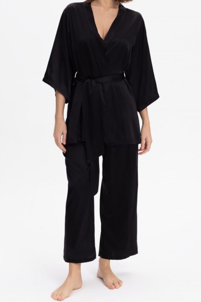 sku: W25-03SS110 | Brand: Marc Andre  | Size: 36 38 40 42 44 46  | Colors: Черный  | Бренды Marc&Andre | Домашняя одежда Брюки | Title: Брюки TENDERLY YOURS