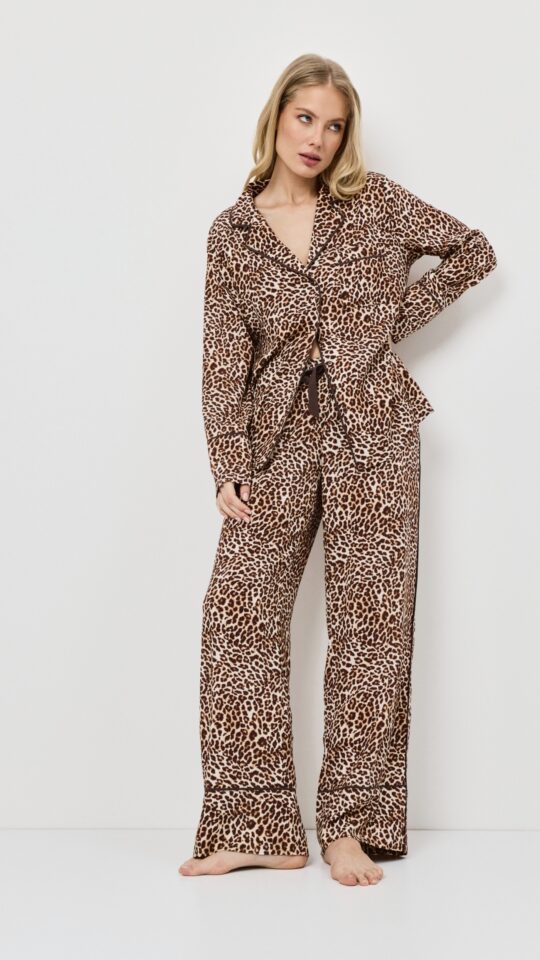 sku: LIOR | Brand: Aruelle  | Size: XSmall Small Medium Large XLarge XXLarge  | Colors: Леопард  | Бренды Aruelle | Домашняя одежда Пижамы | Title: Пижама с брюками LIOR