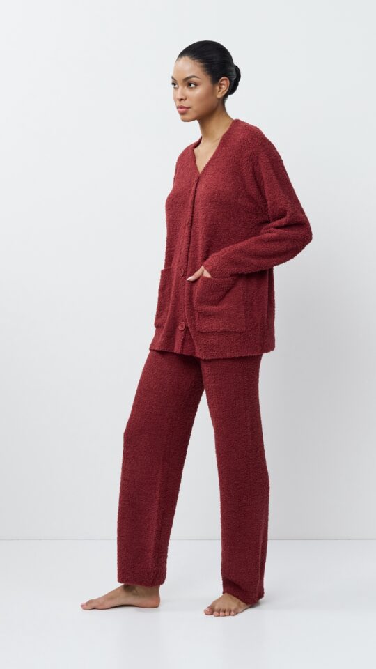 sku: MERRY SET SOFT | Brand: Aruelle  | Size: XSmall Small Medium Large XLarge  | Colors: Бургундское вино  | Бренды Aruelle | Домашняя одежда Костюмы | Title: Комплект с брюками MERRY SET SOFT