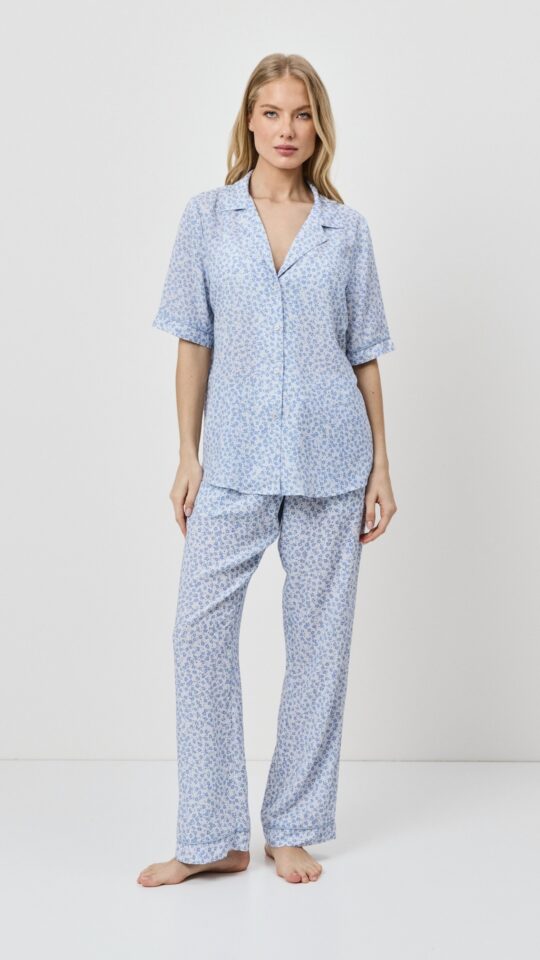 sku: LULLABY | Brand: Aruelle  | Size: XSmall Small Medium Large XLarge XXLarge  | Colors: Светло-Голубой  | Бренды Aruelle | Домашняя одежда Пижамы | Title: Пижама с брюками LULLABY
