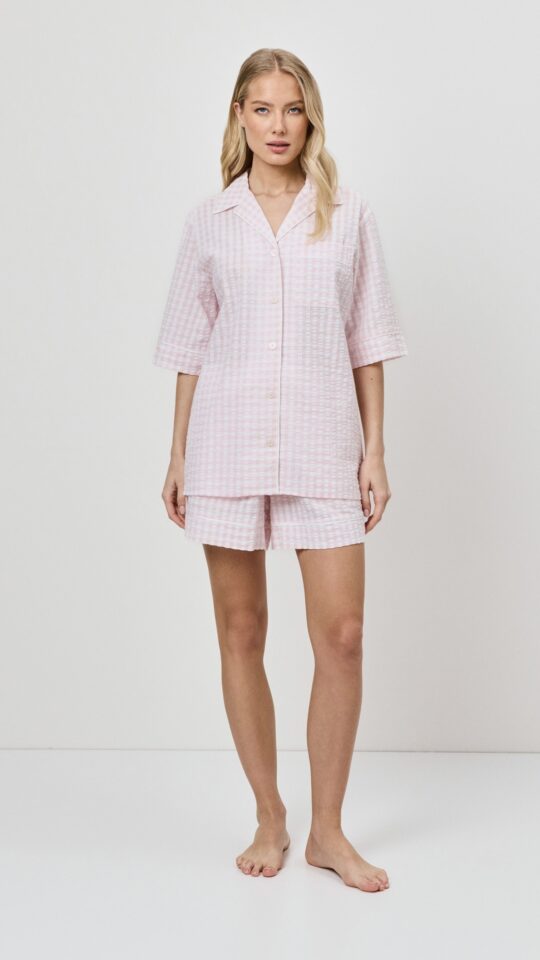 sku: JULIENNE | Brand: Aruelle  | Size: XSmall Small Medium Large XLarge  | Colors: Светло-Розовый  | Бренды Aruelle | Домашняя одежда Пижамы | Title: Пижама с шортами JULIENNE