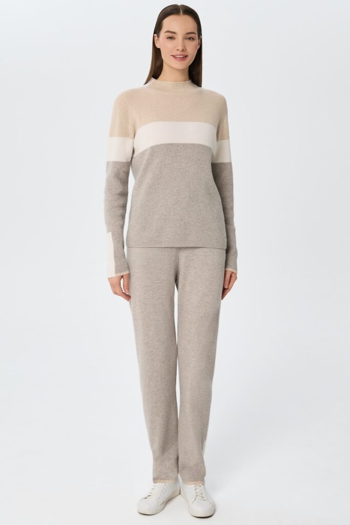 sku: W25-00CH0619 | Brand: Marc Andre  | Size: 36 38 40 42 44 46  | Colors: Цветной  | Бренды Marc&Andre | Кашемир Джемперы | Title: Джемпер URBAN BLOCK