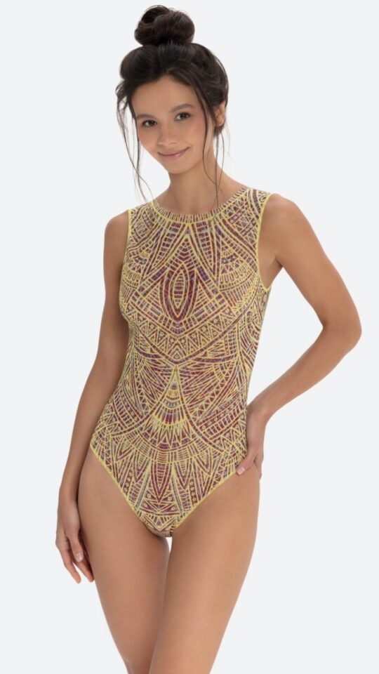 sku: 24001165 | Brand: RoDaSoleil  | Size: XSmall Small Medium Large XLarge  | Colors: Цветной  | Бренды RoDaSoleil | Купальники Слитные | Title: Слитный купальник АЦТЕКИ