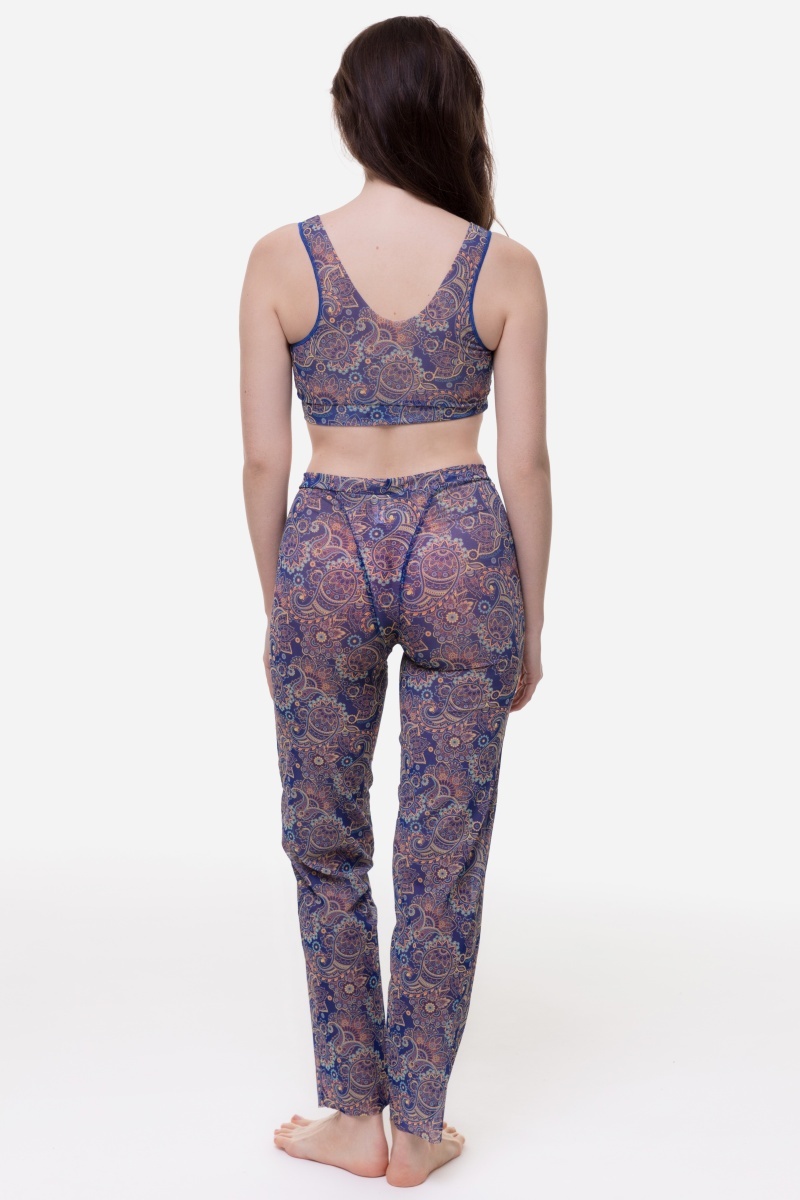 sku: 25003089 | Brand: RoDaSoleil  | Size: XSmall Small Medium Large XLarge  | Colors: Цветной  | Бренды RoDaSoleil | Пляжная одежда | Title: Буркини ПЕЙСЛИ СИНИЙ